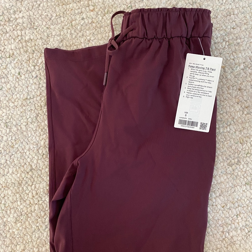 Lululemon Keep Moving 7/8 Pant TAG ON